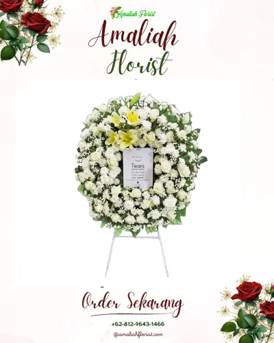 Krans Bunga Duka Cita waluya